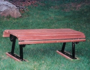 SS/Ipe Bench at The Admiral's House, USMMA, King's Point